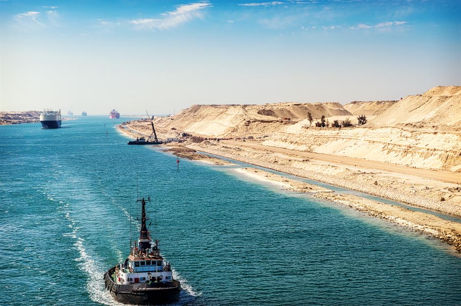 Suez Canal, Egypt: $1.9 billion (£1.4bn)